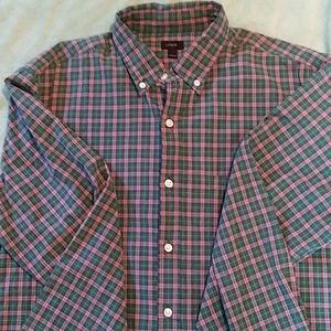 NWOT J Crew long sleeve plaid button up